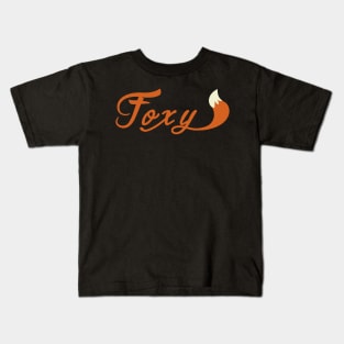 Seductive Foxy shirt with fox tail Kids T-Shirt